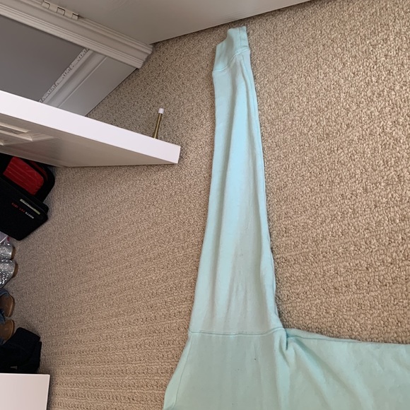 PINK/ victoria’s secret, teal crewneck - Picture 2 of 3